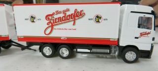 1:87 HO scale GERMAN truck ZIRNDORFER beer TANDEM truck TRAILER das GUTE bier 2