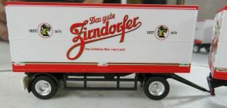 1:87 HO scale GERMAN truck ZIRNDORFER beer TANDEM truck TRAILER das GUTE bier 3