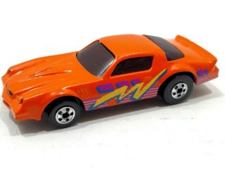 1982 Hot Wheels Camaro Z28 Diecast Toy Car Orange Black Base