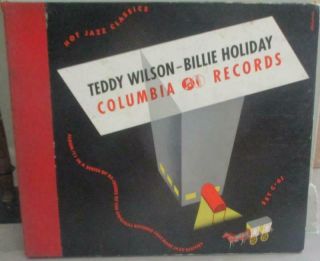 Billie Holiday Teddy Wilson Orig Columbia 4 - Record 78 Set