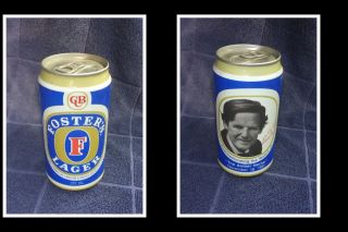 Collectable Old Australian Beer Can,  Fosters Lager 1987 The Amber Nectar