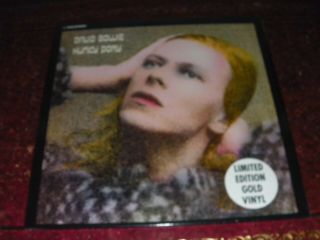 David Bowie - Hunky Dory - Rare Reissue Lp Gold Vinyl,  Insert,  No Takrl Toq Tmq
