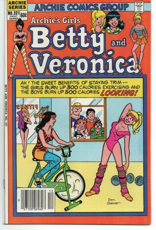 Betty And Veronica 321 Early Cheryl Blossom Appearance Vf Nm