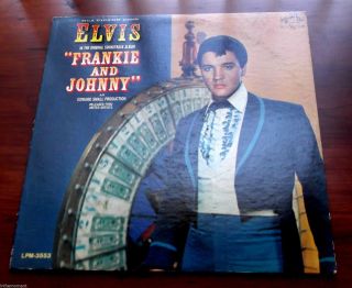 Elvis Presley Frankie And Johnny 1966 Rca Victor Lpm - 3553 Insert Poster Strg Vg