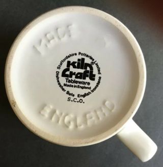 Vintage Kiln Craft B Kliban Hero Red Flying Cat Coffee Mug Made in England 5