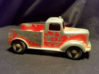 Vintage Tootsie Toy Red Tow Truck Wrecker Diecast Toy Chicago Usa