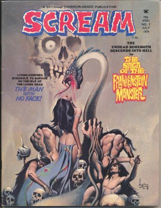 Scream 7 (1974) Brea Cover Fine/vf
