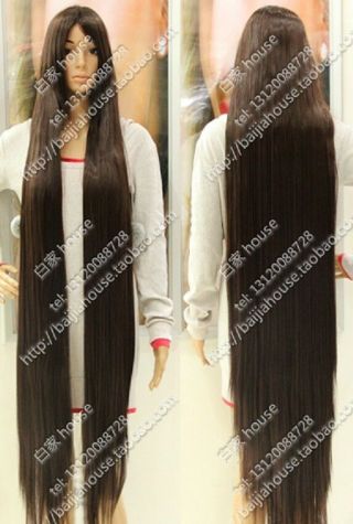 150cm Dark Brown Styleable Extra Long Cosplay Wigs 1.  5 - 26