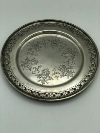 Sterling Silver Plate 6 Inches