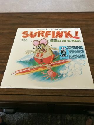 Mr.  Gasser And The Weirdos Surfink Rsd Exclusive Lp Surf Fink Hot Rod 64