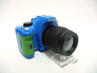 Gashapon Toy Takara Tomy Pentax K - X Plug Keychain Handbag Charms Strap Blue