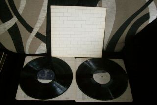 Pink Floyd The Wall 2 Lp Record Set Uk Roger Waters David Gilmour Prog