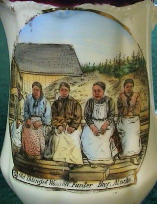 Vintage Funter Bay,  Alaska Old Thlinget Women 4 1/8 