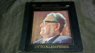 Sls 788/9 Ed1 Klemperer,  Philharmonia: Beethoven The 9 Symphonies Sax Recs.  Nm/m
