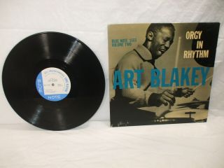 Lp Art Blakey Orgy In Rhythm Blue Note 1555 Record Volume 2 47 West 63rd Street