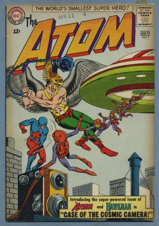 Atom 7 1963 1st Hawkman Team Up Gardner Fox Gil Kane Dc Comics M