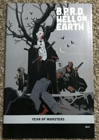 Mike Mignola Year Of Monsters Variant Cover Bprd Dracula Cover Hellboy Vhtf