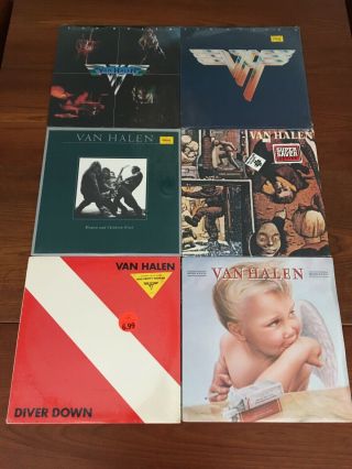 Van Halen David Lee Roth Era Albums 1978 - 1984 In Factory Wrap