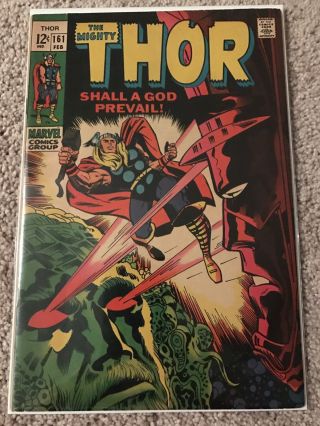 The Mighty Thor 161 (feb 1969,  Marvel) Fine Very Fine Marvel Comics
