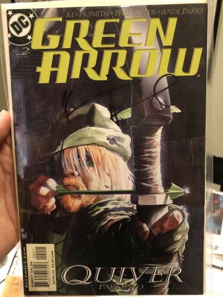 Signed Green Arrow 2 By Writer Kevin Smith