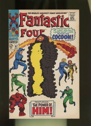 Fantastic Four 67 Fn,  6.  5 (1994 Jc Penny Marvel Vintage Pack Reprint) 1 Book