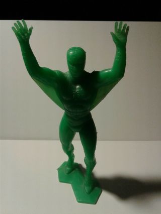Vintage Marx Marvel Figurine 1967 Spider - Man Green