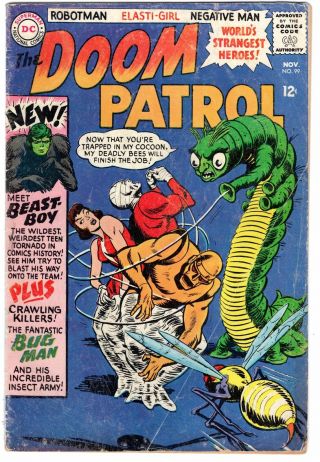 Doom Patrol (1st Series) 99 1965 2.  0 Fair/good Con