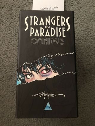 Strangers In Paradise Terry Moore Omnibus Slipcase Hardcover Hc Signed Numbered