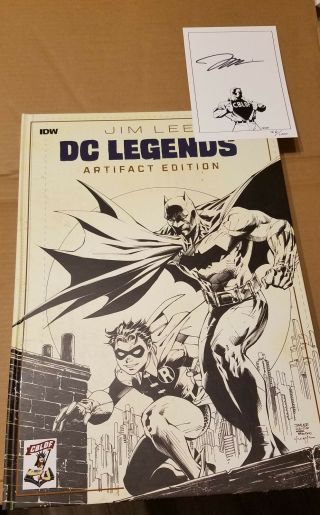 Dc Legends Cbldf Exclusive Artifact Edition,  Signed By Jim Lee 26/100