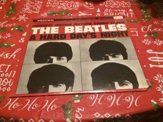 The Beatles A Hard Days Night Lp Vinyl Stereo Rare 70 