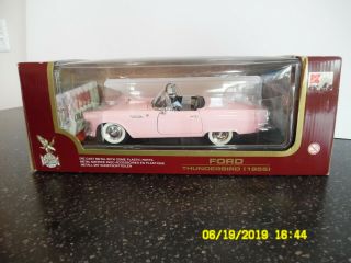 1955 Ford Thunderbird Pink 1:18 Scale Die Cast