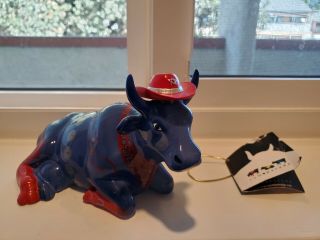 Cow Parade " Even Cowgirls Get The Blues " Cow Figurine No 9180