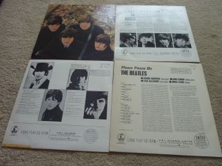 THE BEATLES - Help /Hard Day ' s Night/For Sale/Please Please Me - 4 x LP SET 2
