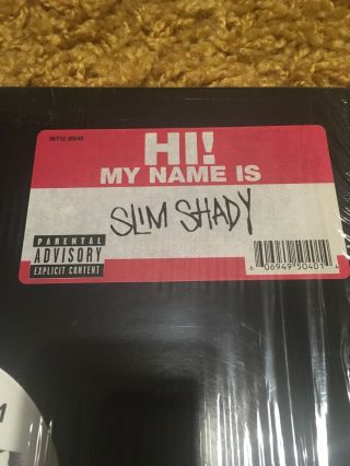 EMINEM - My Name Is 12” Vinyl 1999 Ex Cond Slim Shady Marshall Mathers Dr Dre 2