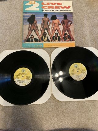 2 Live Crew As Nasty As They Want To Be 1989 2xlp Vinyl Luke Skyywarker Us Press