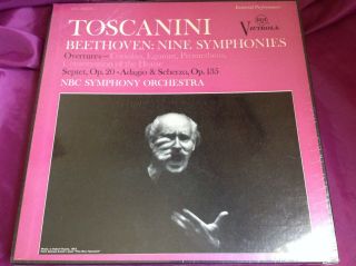 Classical 8 Lp Box Set : Beethoven Toscanini 9 Symphonies Rca