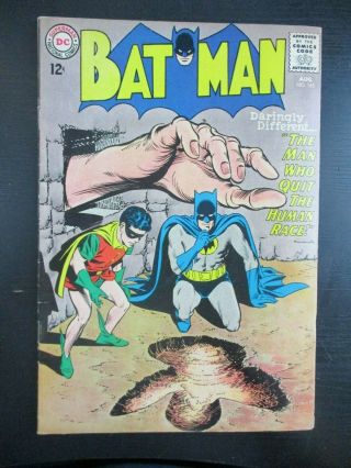 Batman 165,  - Fn,  5.  5,  1964 Dc,  1st App.  Patricia Powell,  Man Quit Human Race