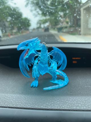 Blue - Eyes White Dragon Translucent Keychain Rare