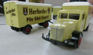 1:87 HO scale GERMAN truck HERFORDER pils EDEL export TANDEM beer TRUCK bier 4