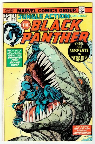 Jungle Action Black Panther 14 - Nm Marvel 1975 Vintage Comic