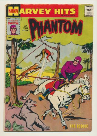 Phantom - Harvey Hits No.  1 - 1957 - Simon Cover,  Shirl Jungle Girl - 1 Owner Book
