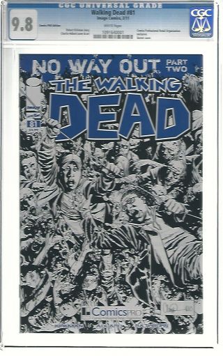 Walking Dead 81 Cgc 9.  8 White Pages 2011 Comics Pro Edition