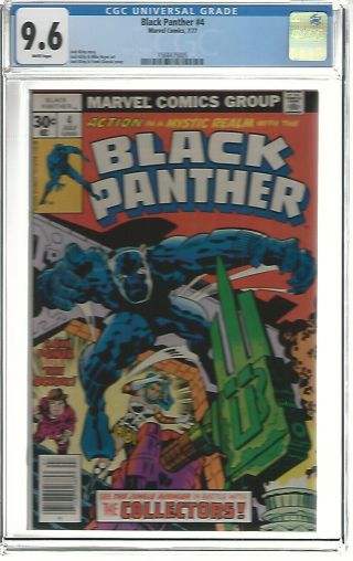 Marvel Comic’s Black Panther 4 Cgc 9.  6 White Pages 1977