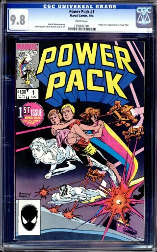 Power Pack 1 Cgc 9.  8 White Pages Origin & 1st Appearance