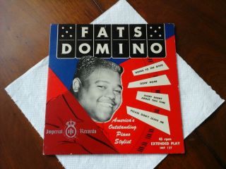 Rock N Roll / Rockabilly / Rare Ep 1955 / Fats Domino Mega Rare Usa Ep Imp - 127