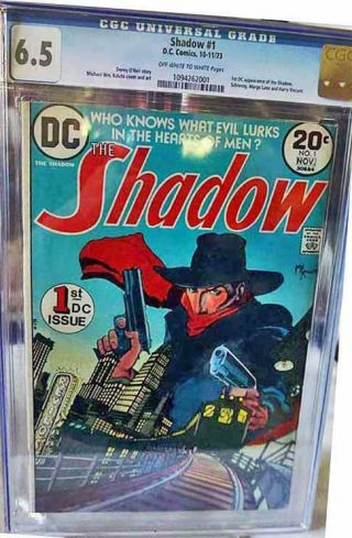 The Shadow Cgc 6.  5 - 1973,  1st Dc Appearance Of The Shadow