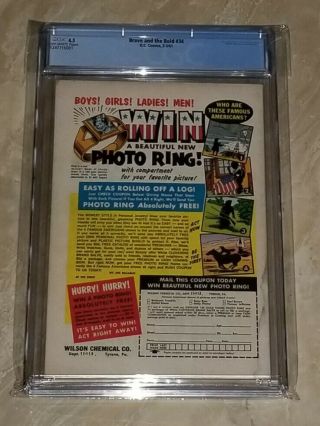 BRAVE AND THE BOLD 34 CGC 4.  5 OW FIRST SA APPEARANCE & ORIGIN HAWKMAN HAWKGIRL 2