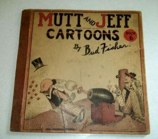 Mutt And Jeff 6 Cartoons,  Platinum Age Comic Book,  Cupples & Leon 1919