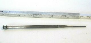 Rare 1897 Sterling 5 3/4 " To 12 " Ruler W Level & Pencil By Edward Todd & Co Ny