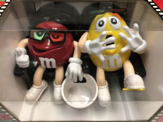 M&Ms At the Movies in 3 - D Limited Edition Candy Dispenser Yellow/Red 2